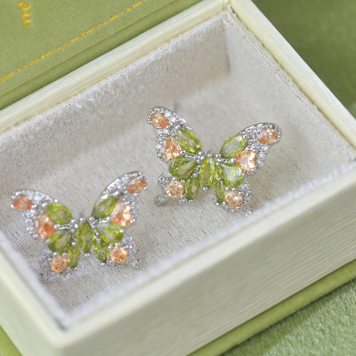 Crystal Butterfly Earring