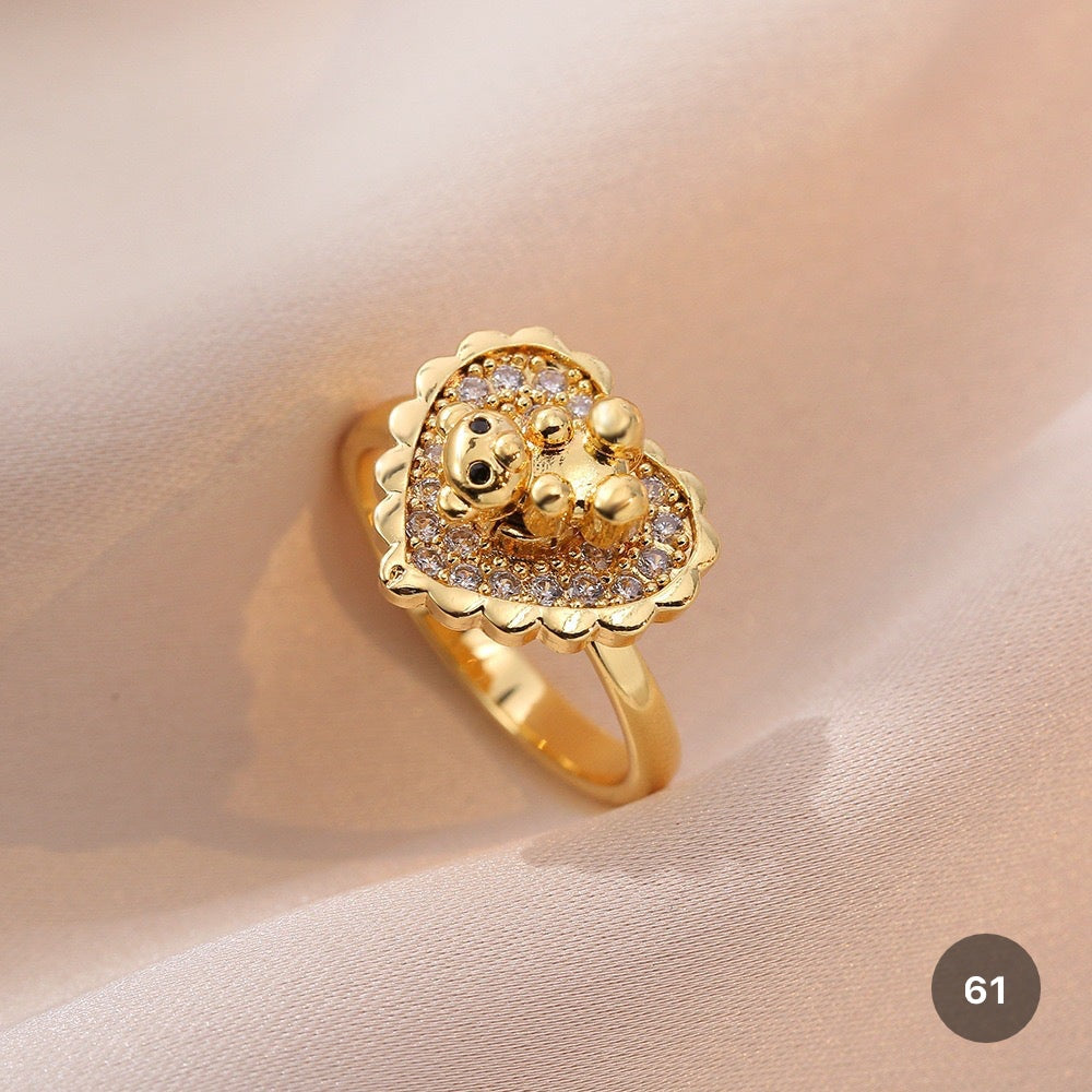 Golden Spinner Ring