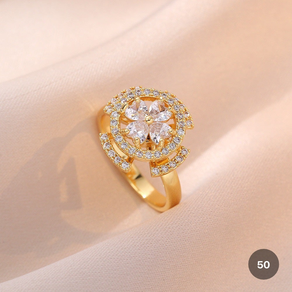Golden Spinner Ring