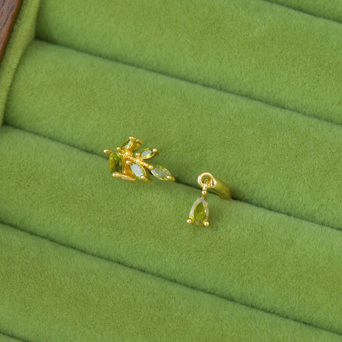 Green leaf Style Jewelry Set
