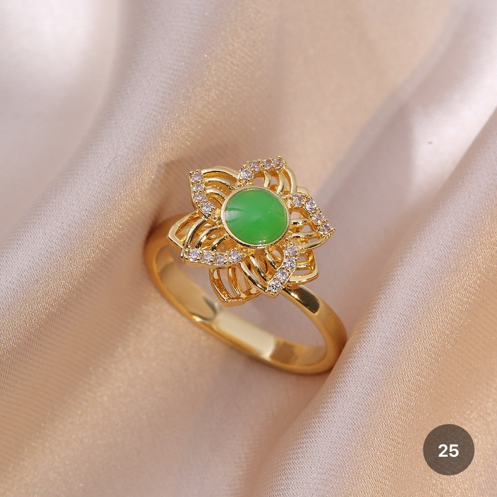 Golden Spinner Ring